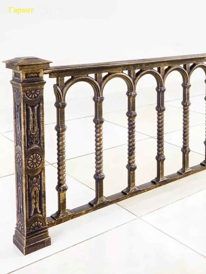 Ограда чугунная №9 "Арка"